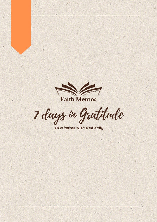 7 Days In Gratitude Journal