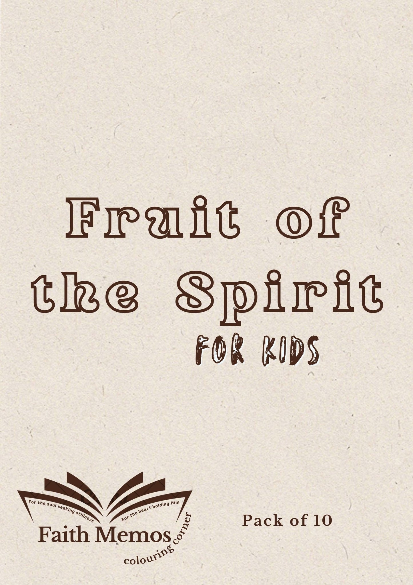 Fruit of the Spirit Colouring Pack