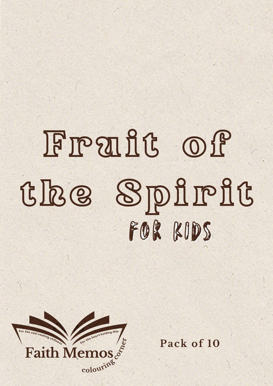 Fruit of the Spirit Colouring Pack