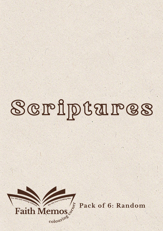 FREE: Scriptures Colouring Pack of 6