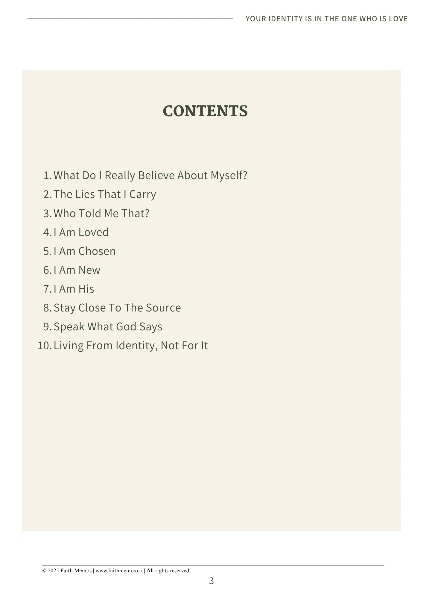 10-Day Devotional: Your Identity Is In The One Who Is Love